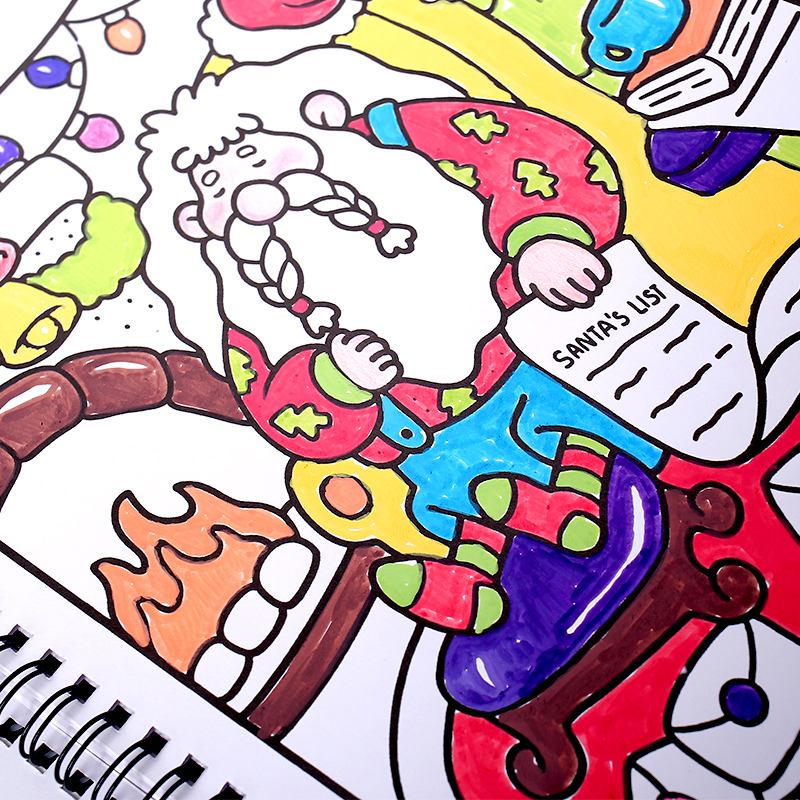 Christmas Kids Coloring Book